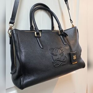 LOUIS QUATORZE Leather Satchel